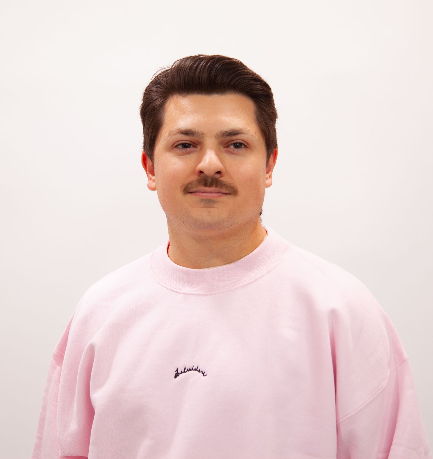 Script crewneck sweater