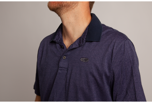 Violet Patterned Polo